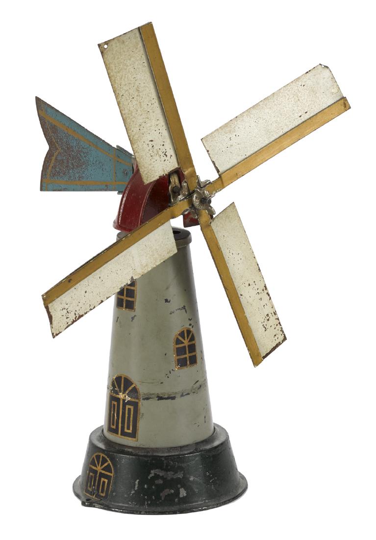 Arcade cast iron and painted tin windmill, 15'' h. (1 of 1)