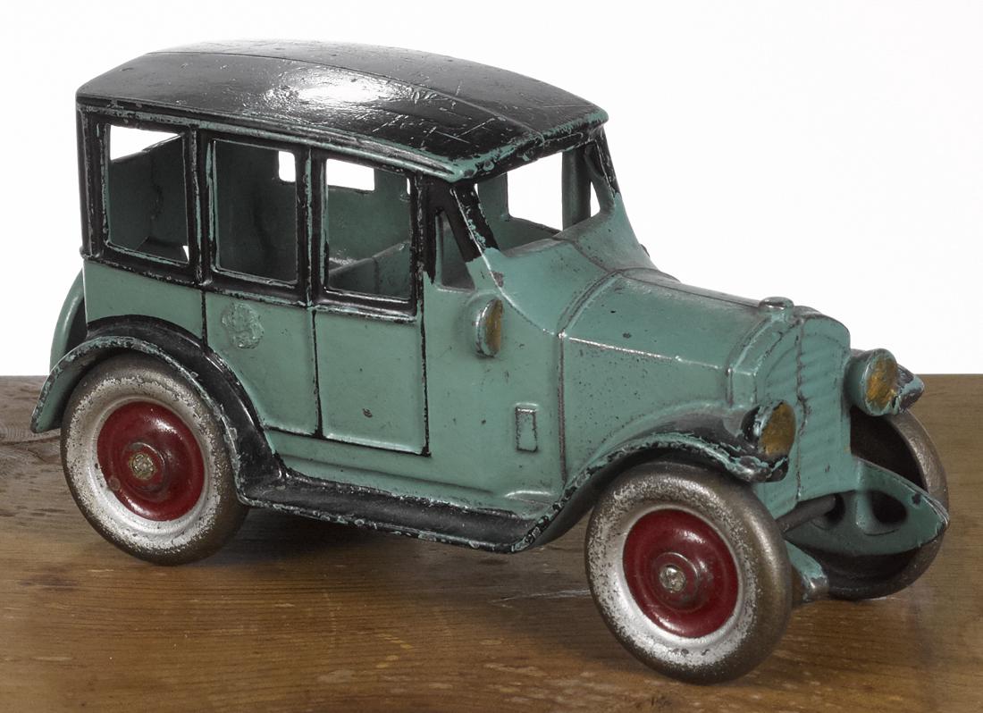 Kenton cast iron sedan with an integral spare, 6 1/4'' (1 of 2)