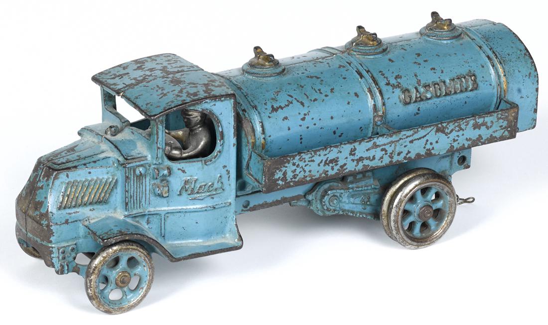 Arcade cast iron Mack Gasoline truck with a (1 of 2)