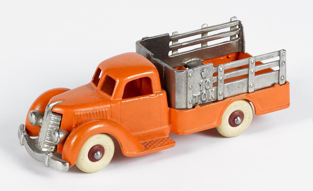 Hubley cast iron 10 Ton stake truck with a (1 of 2)