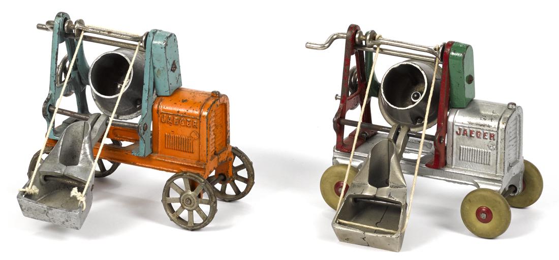 Two Kenton cast iron Jaeger cement mixers with (1 of 2)
