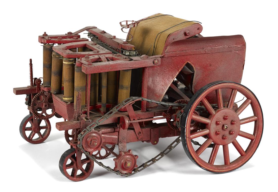 Unusual Craftsman made farm harvesting machine, (1 of 1)