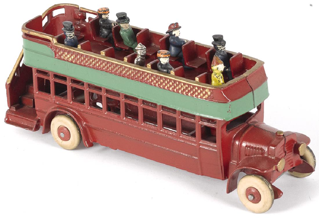 Kenton cast iron double decker city bus