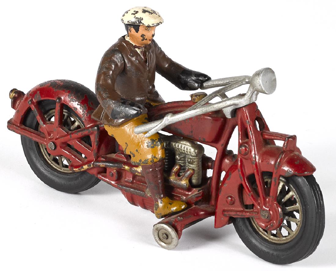 Hubley cast iron Indian four cylinder motorcycle (1 of 2)