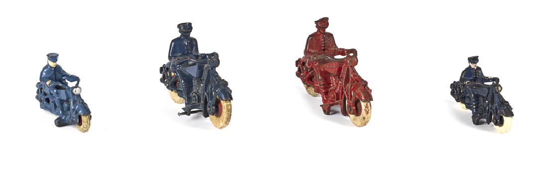 Four cast iron motorcycles (1 of 2)