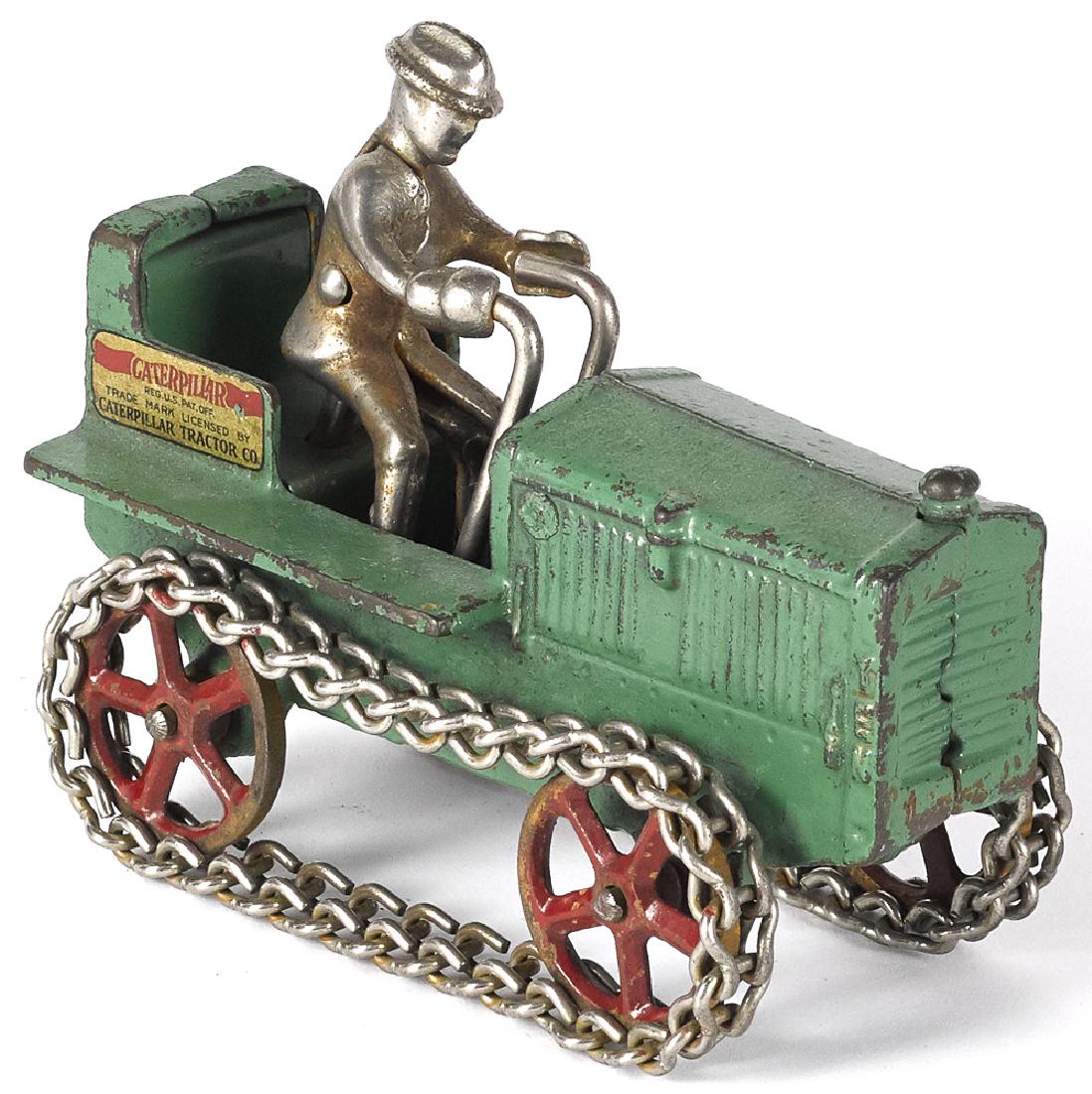 Arcade cast iron Caterpillar Ten tractor (1 of 2)