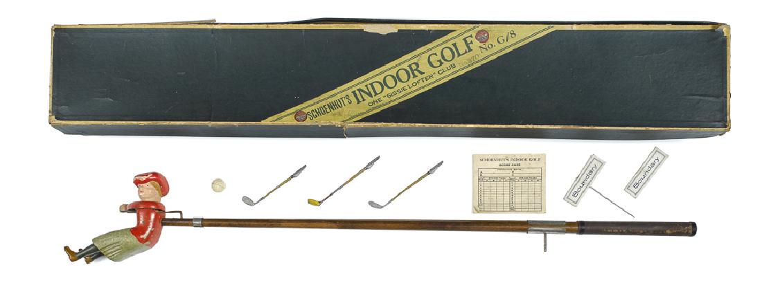 Schoenhut lady golfer in its original box (1 of 1)