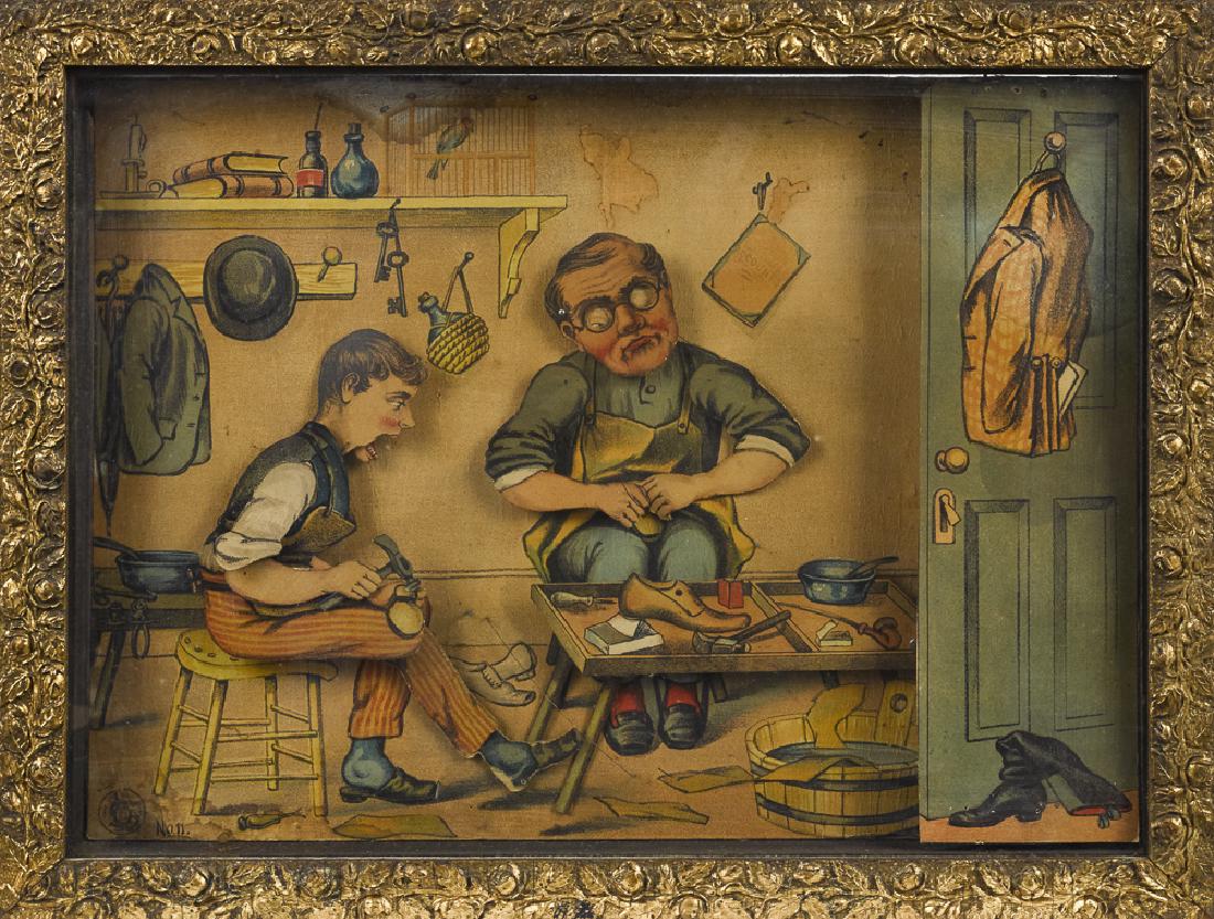 Schoenhut clockwork cobblers living picture (1 of 2)