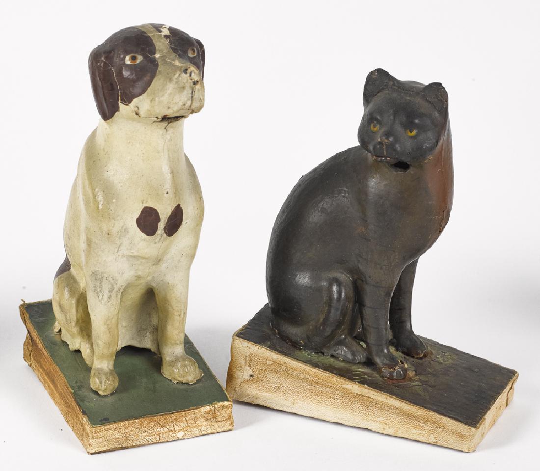 Two painted composition animated pip squeak toys (1 of 1)