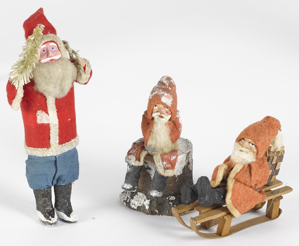 Three composition Santa Claus figures (1 of 1)