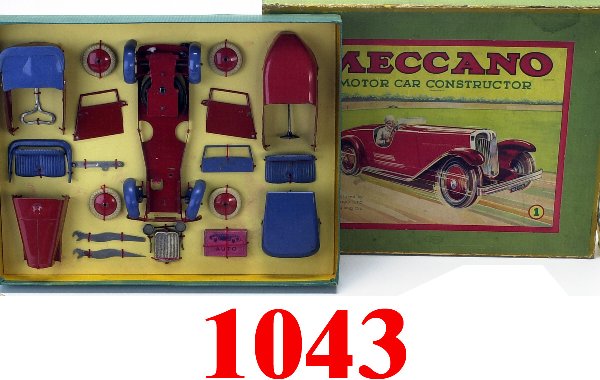 Meccano Motor Car Constructor Set in or