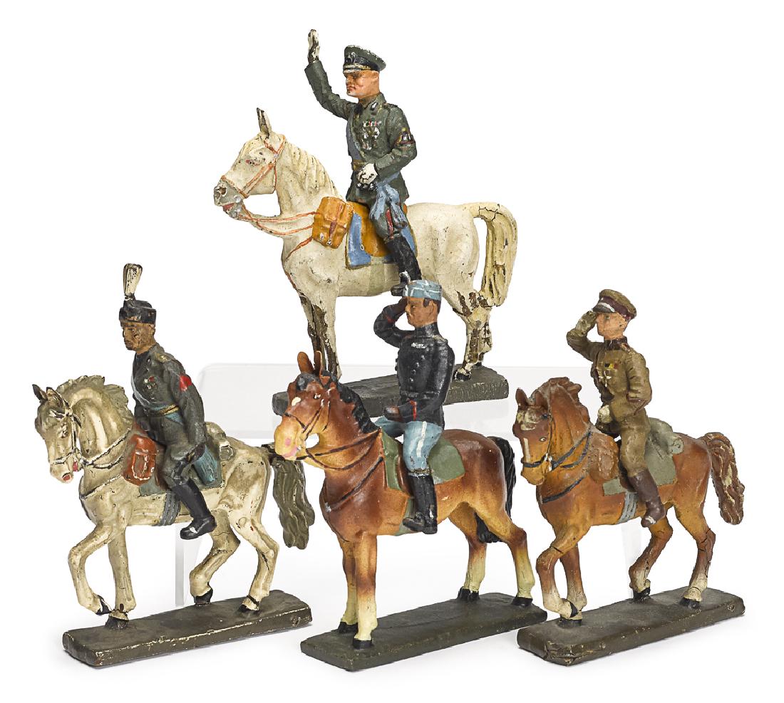 Lineol painted composition personality soldiers (1 of 1)