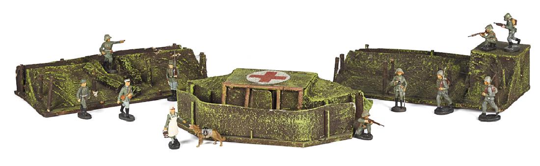 Group of Elastolin soldiers, etc. (1 of 1)