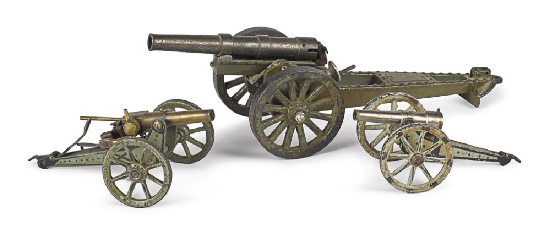 Three Marklin iron and steel field guns (1 of 1)