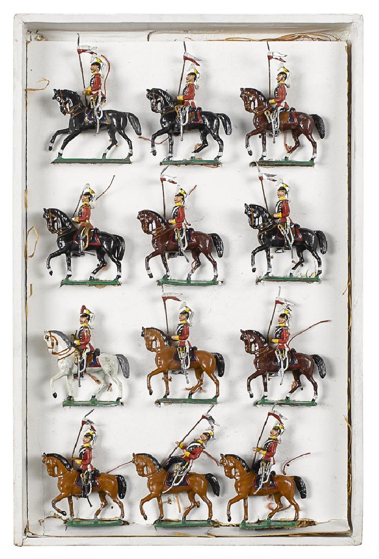 Heyde lead English Lancers #102 toy soldiers (1 of 2)