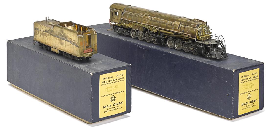 Max Gray 0 gauge Southern Pacific train locomotiv (1 of 2)