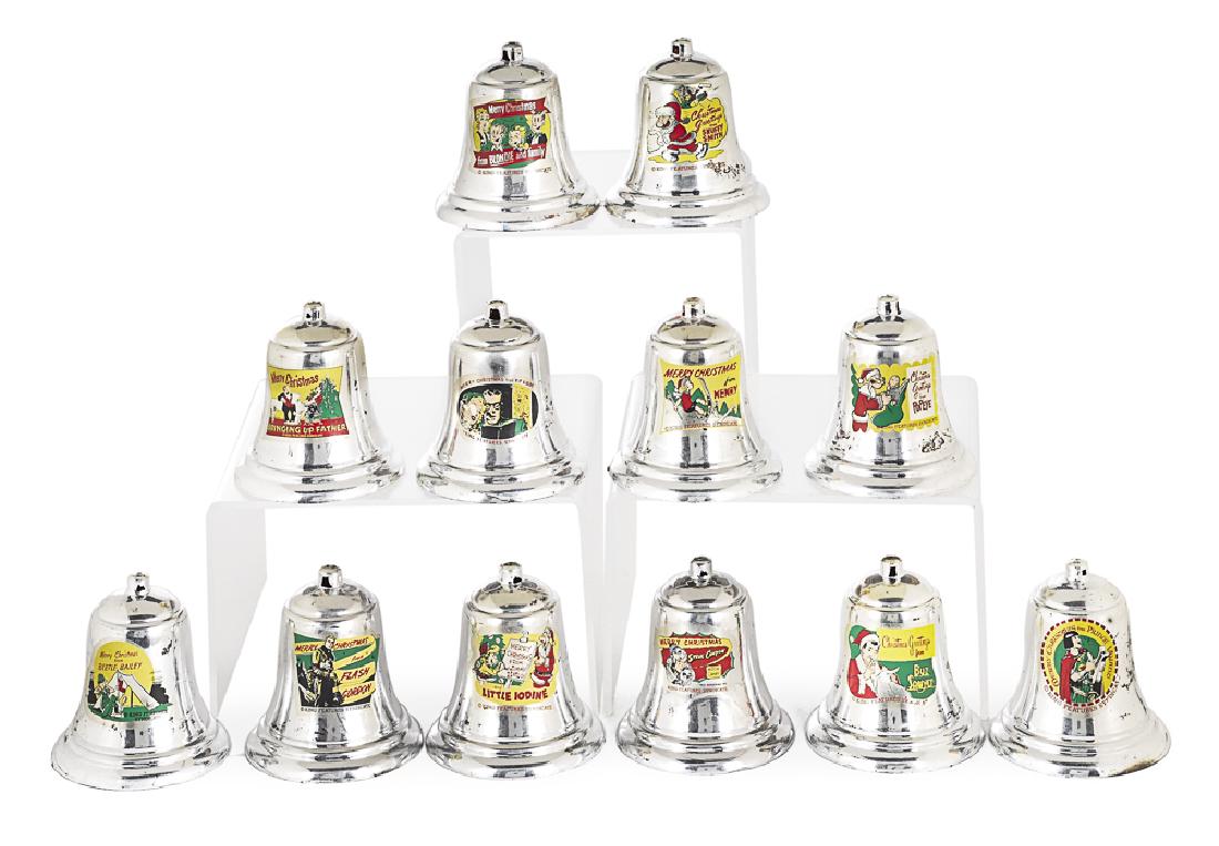 Set of twelve Christmas bell ornaments (1 of 1)