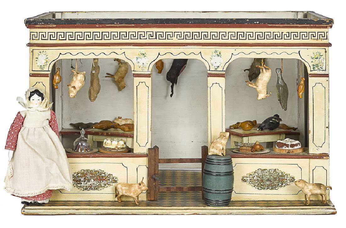 Christian Hacker painted wood butcher shop (1 of 2)