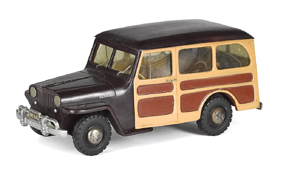 Al-toy cast Willys Overland Jeep station wagon (1 of 2)