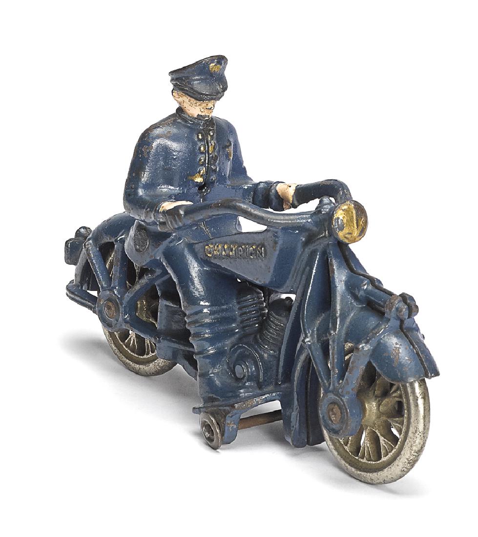 Champion cast iron police motorcycle (1 of 2)