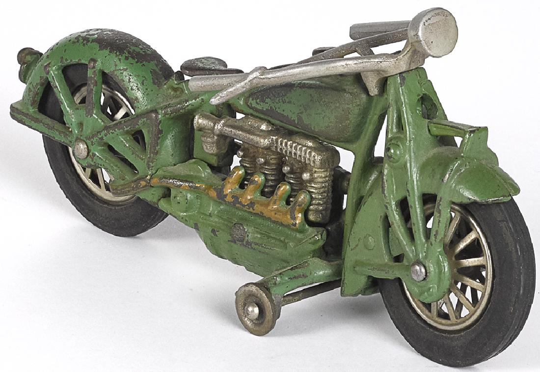 Hubley cast iron Indian four cylinder motorcycle (1 of 2)