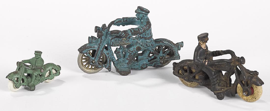 Three cast iron motorcycles (1 of 1)