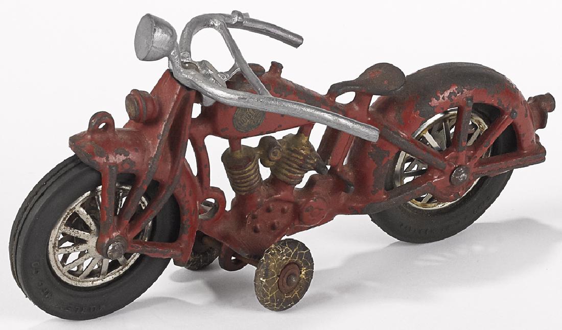 Hubley cast iron motorcycle (1 of 2)