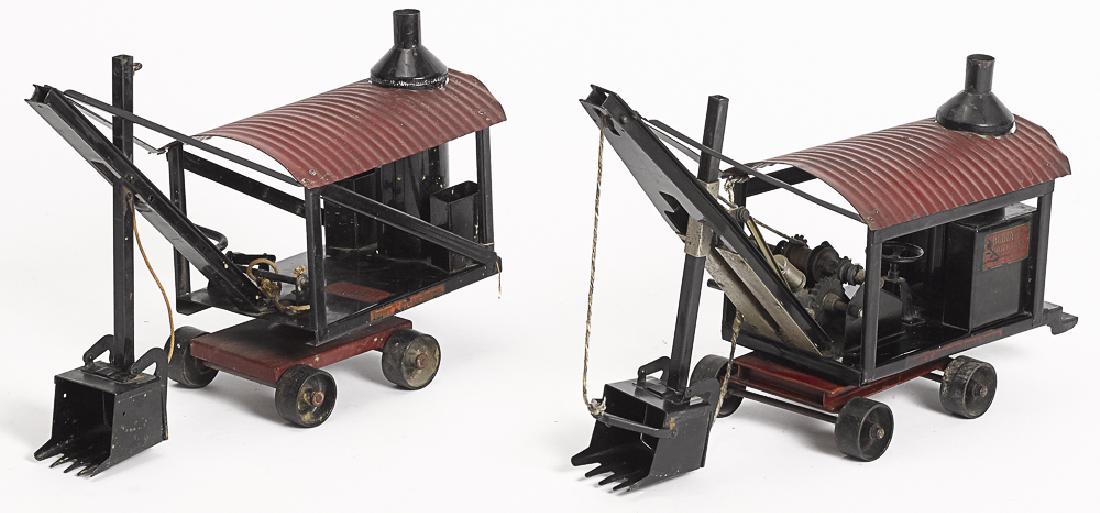 Two Buddy L pressed steel steam shovels (1 of 2)