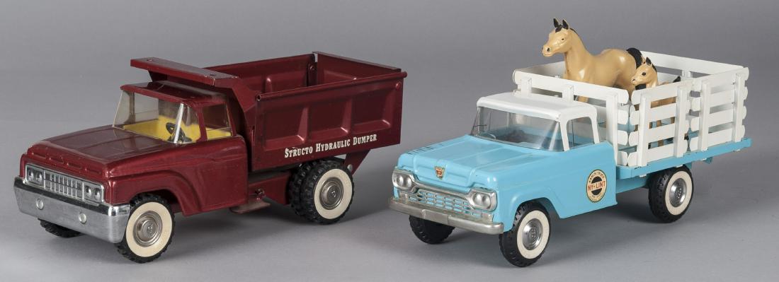 Two pressed steel trucks (1 of 2)