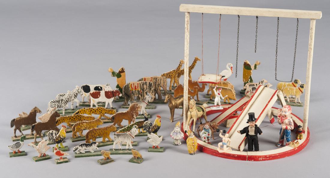 Miscellaneous circus and ark animal toys (1 of 1)