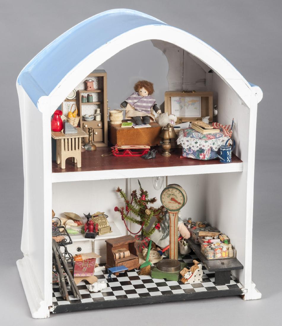 Radio cabinet two room diorama (1 of 2)