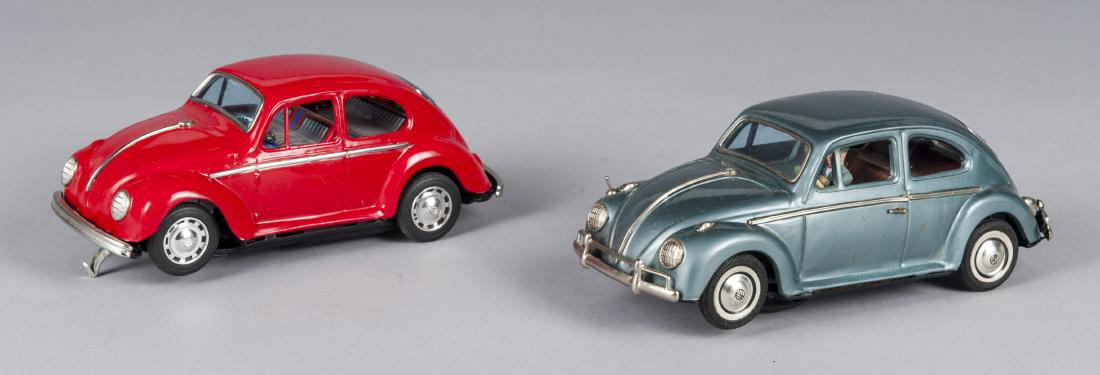 Two Japanese battery operated VW Beetles (1 of 2)