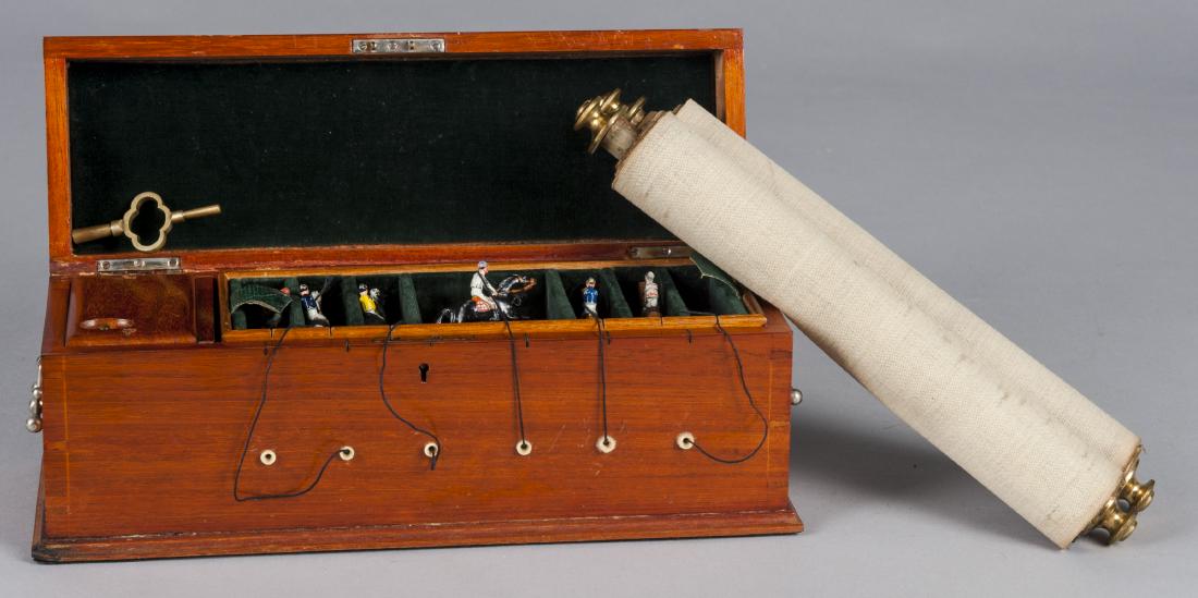 J. Jaques & Son Ascot clockwork horse race game (1 of 2)