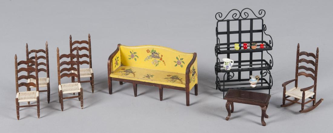 Group of dollhouse miniature furniture (1 of 1)