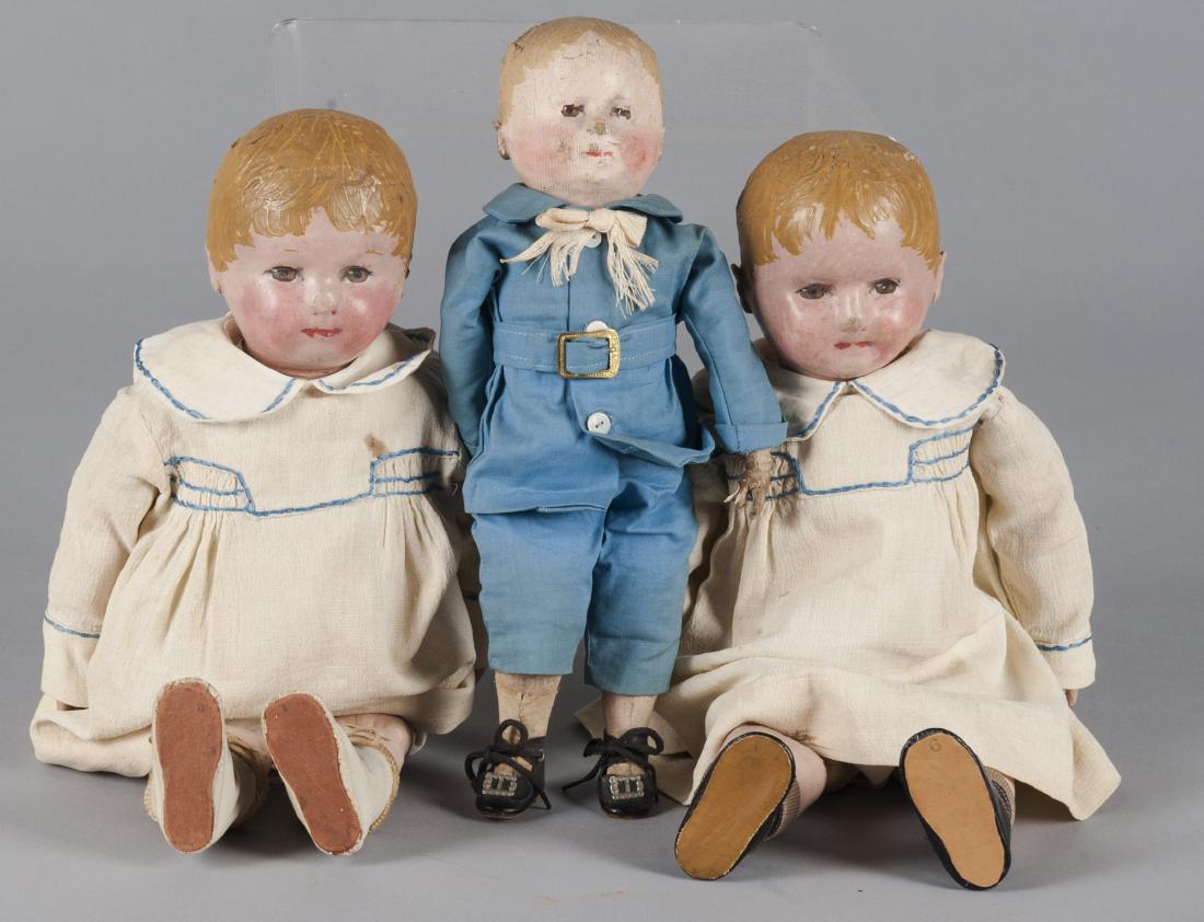 Three Martha Chase stockinette dolls (1 of 2)