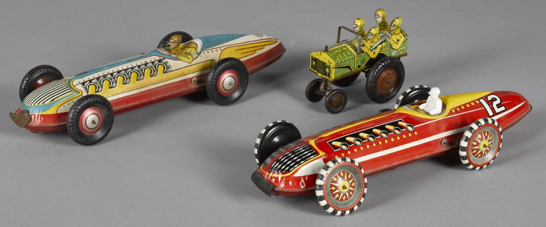 Two Marx tin litho windup racers (1 of 1)