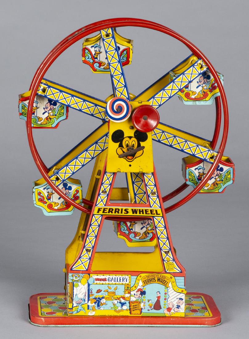 Chein tin litho windup Mickey Mouse ferris wheel (1 of 1)