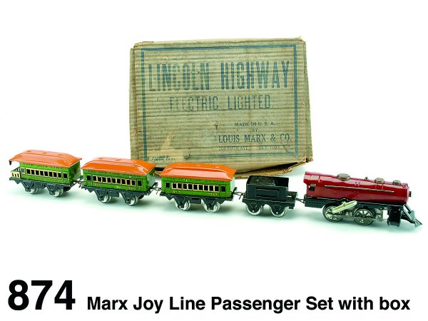 Marx Joy Line Passenger Set with box