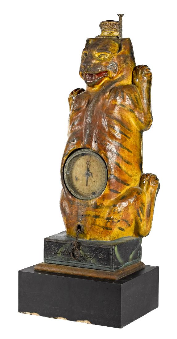 Tiger coin operated strength test arcade machine (1 of 4)