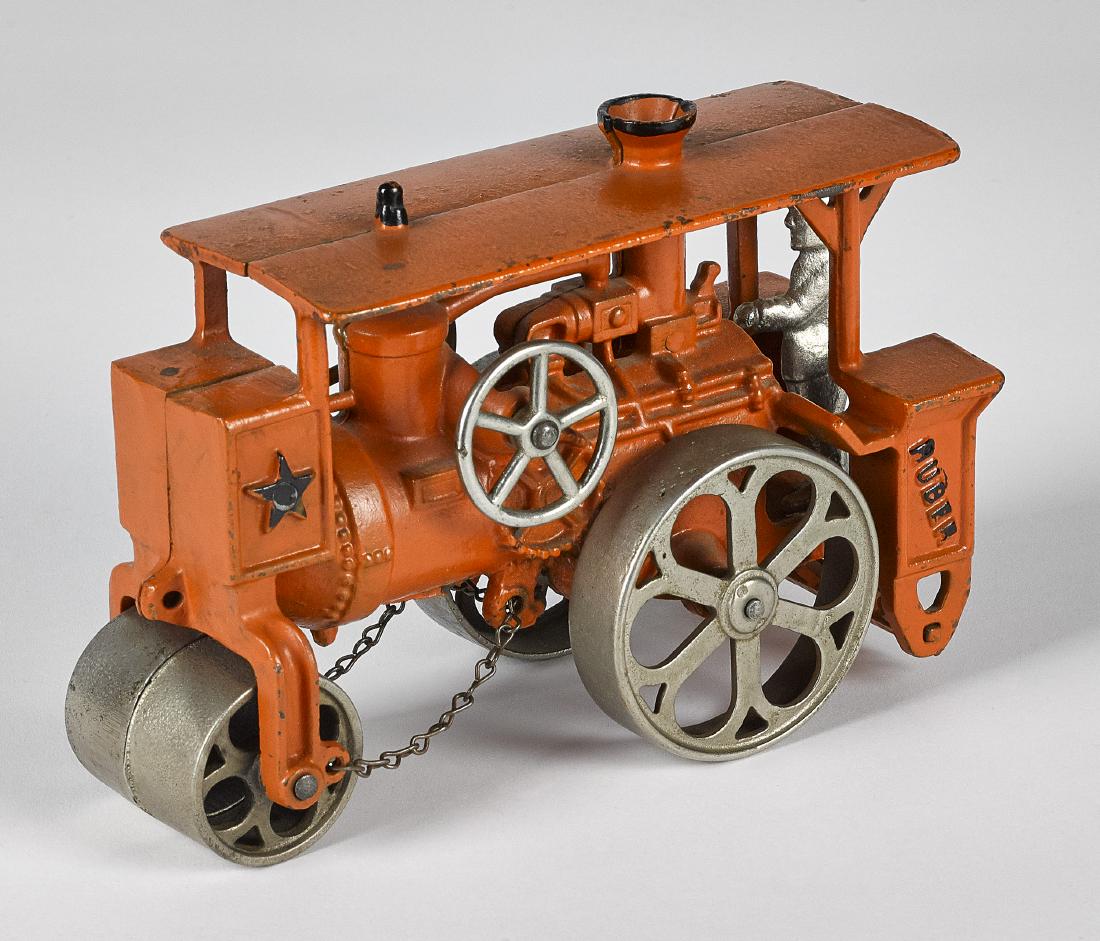 Hubley Huber cast iron road roller (1 of 2)