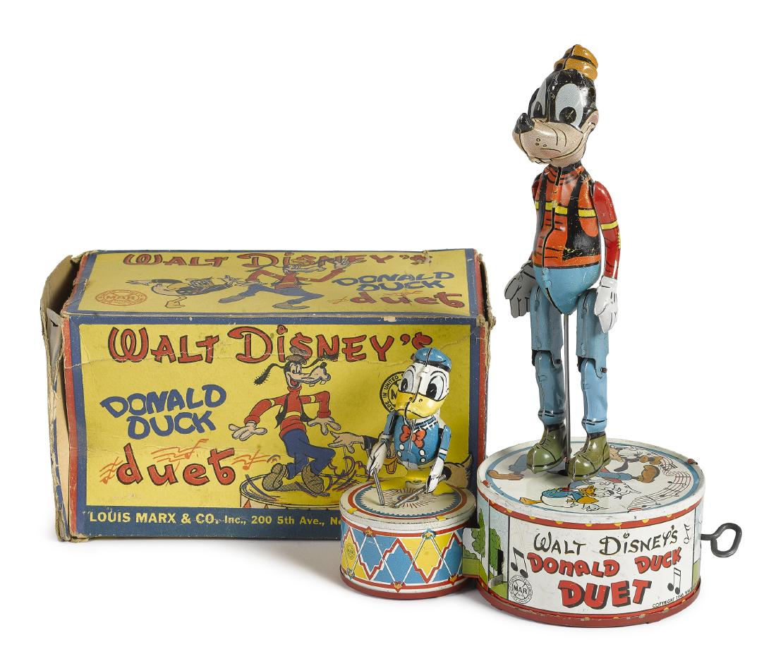 Marx tin wind-up Donald Duck Duet (1 of 2)