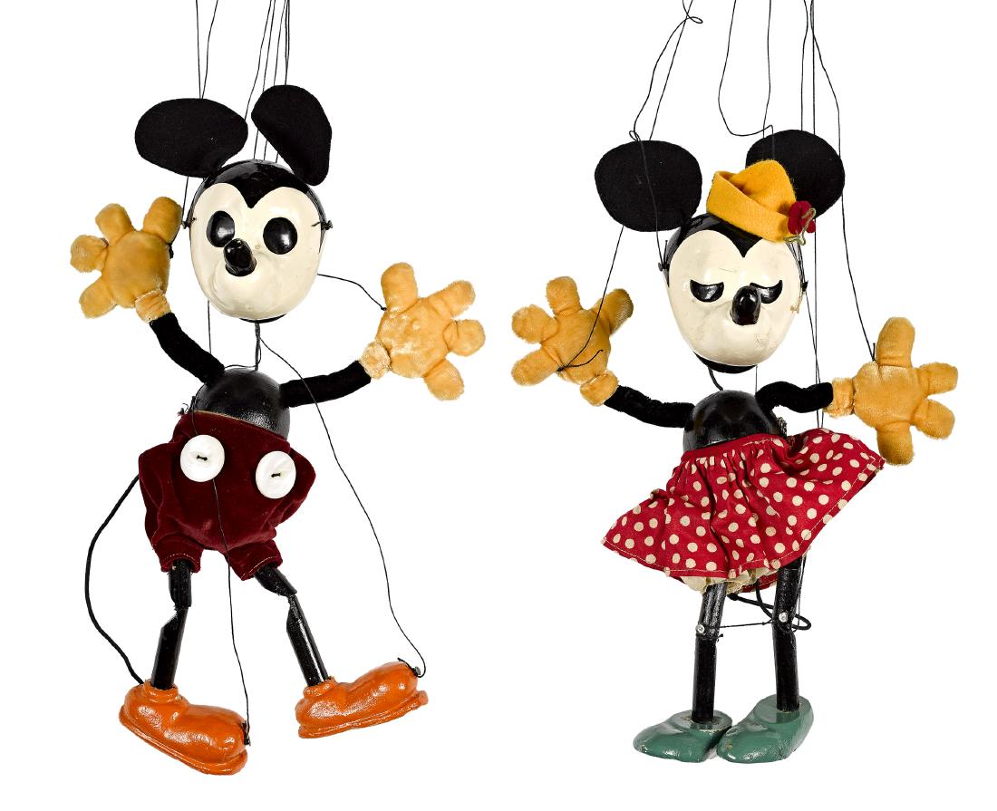 Bullock's Wilshire Mickey Minnie Mouse marionettes (1 of 4)