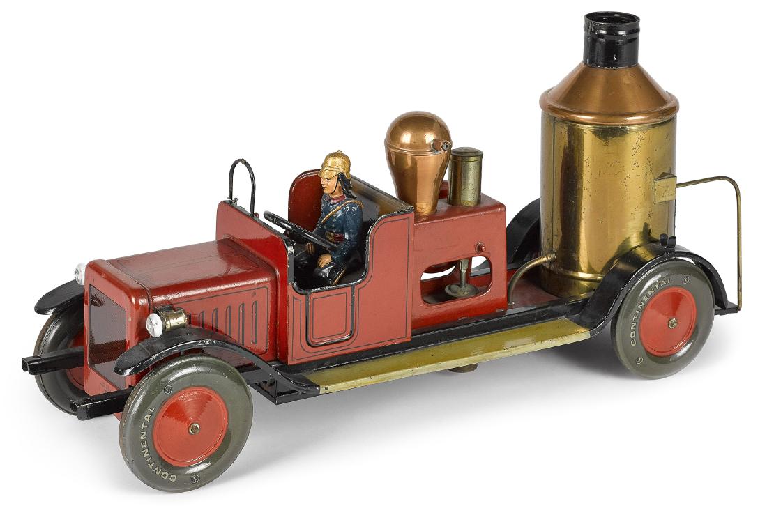 Bing painted tin fire pumper (1 of 2)
