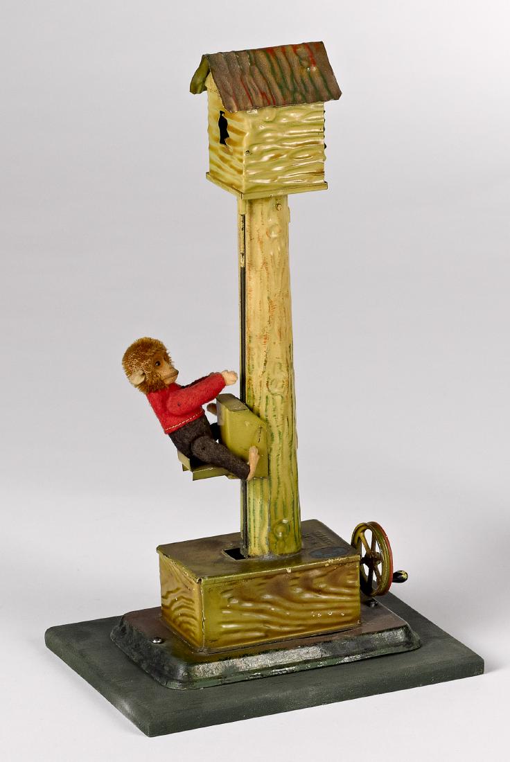 Doll & Cie tin climbing monkey steam toy accessory (1 of 2)