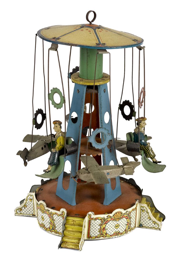 Wilhelm Krauss airplane carousel steam toy (1 of 2)