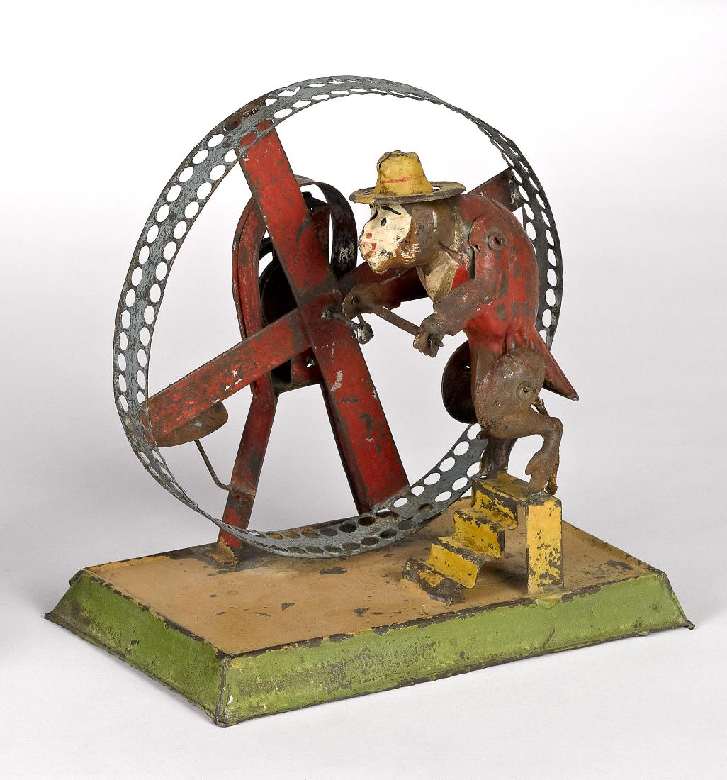 Bing monkey turning wheel steam toy accessory (1 of 2)