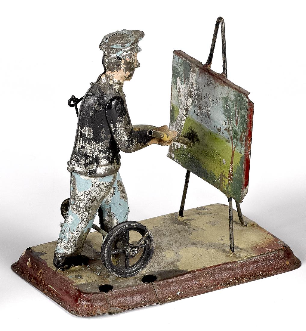 Wunderlich painted tin artist steam toy accessory (1 of 2)