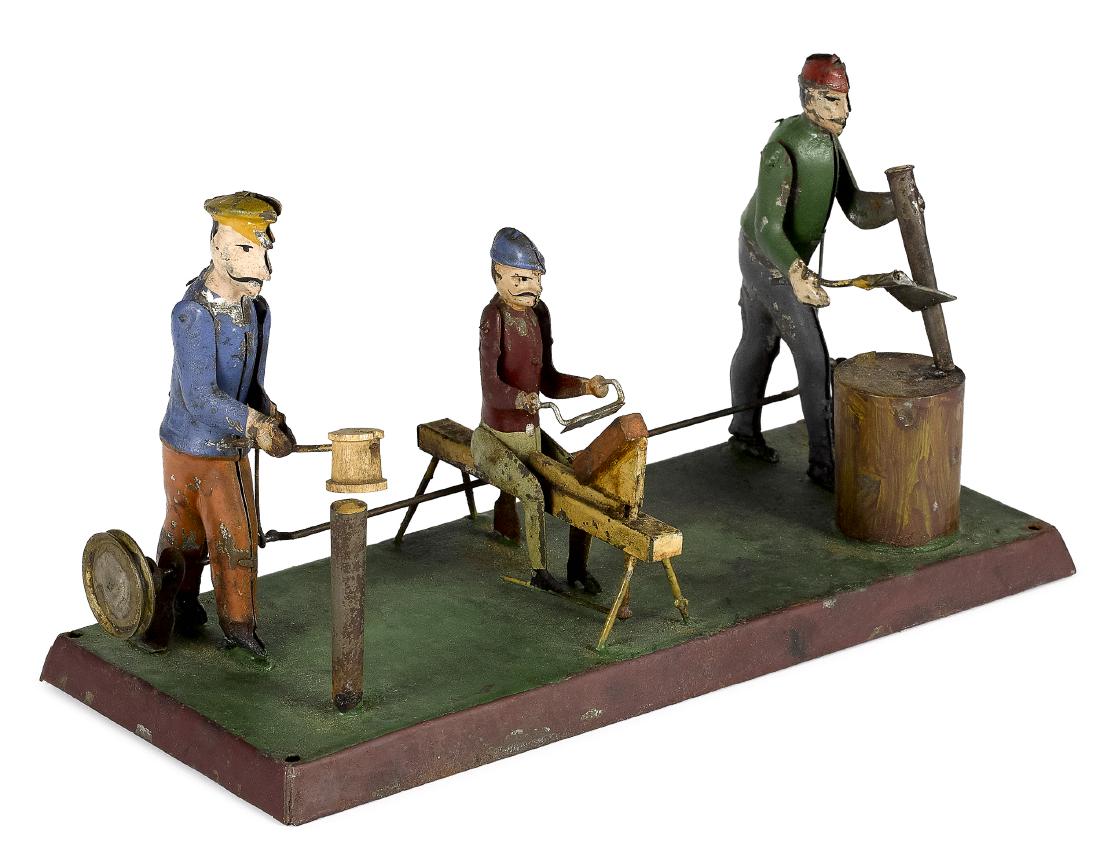 Gang of three workmen steam toy accessory (1 of 2)