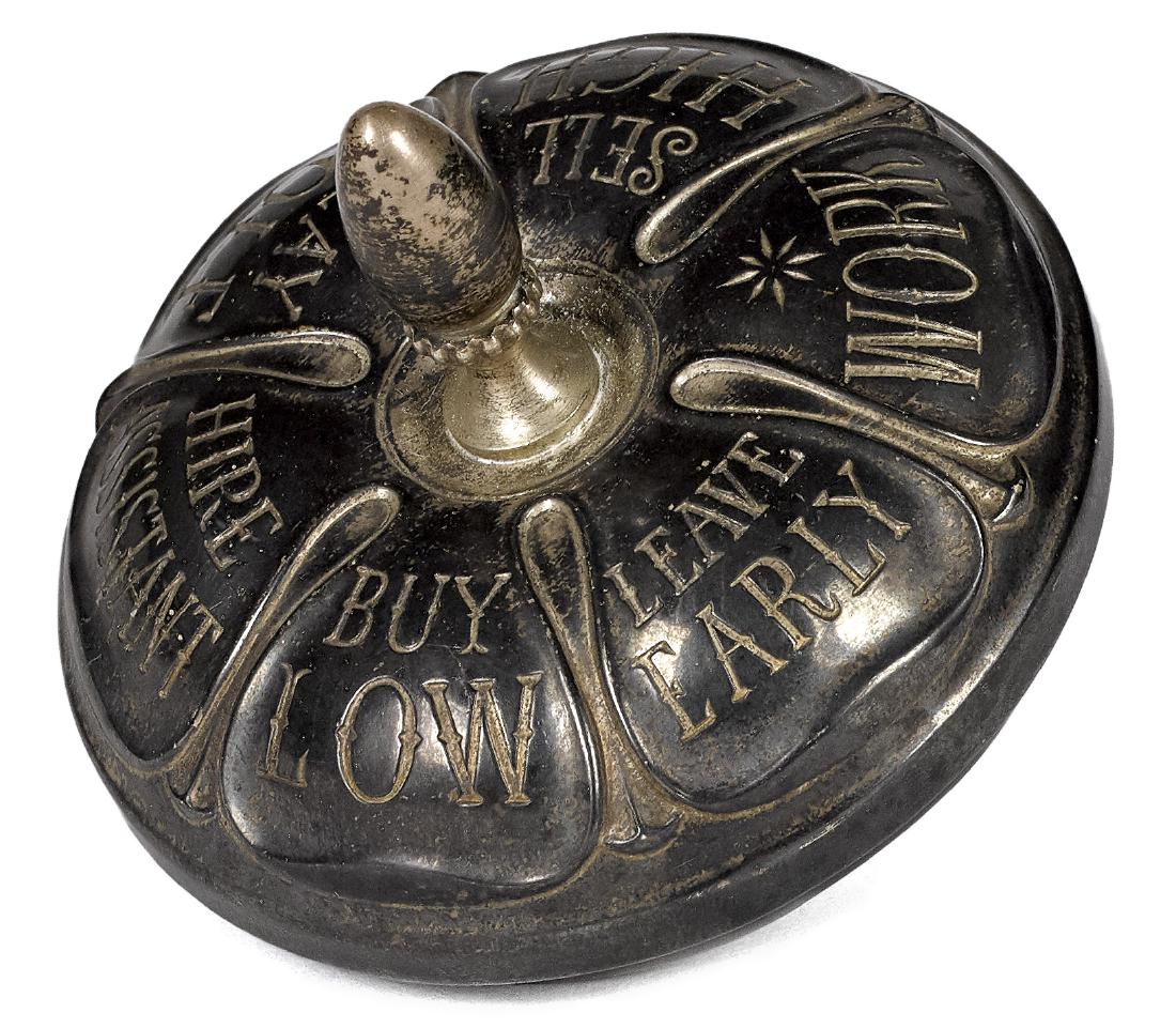 Gorham sterling silver and ebony executives top (1 of 2)