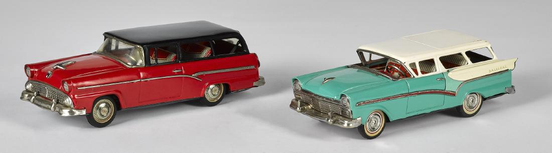 1960年代 バンダイ フォード FORD RANCH WAGON ブリキ玩具 Tin Bandai Ford Ranch Wagon Friction Toy.